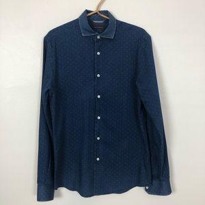 Adolfo Dominguez L/S Cotton Button Down Shirt 8.5